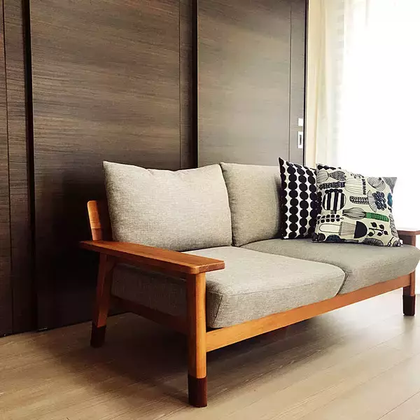 「北欧らしいデザイン満喫♡リビングにあるマリメッコ製品」の画像