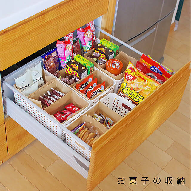 食べたいおやつがすぐに見つかる♡在庫管理もスムーズになるお菓子の収納アイデア
