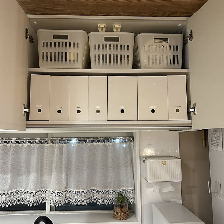 「生活感の扱い方で気分を上げる、外は可愛く中はすっきり収納」 by aromaさん