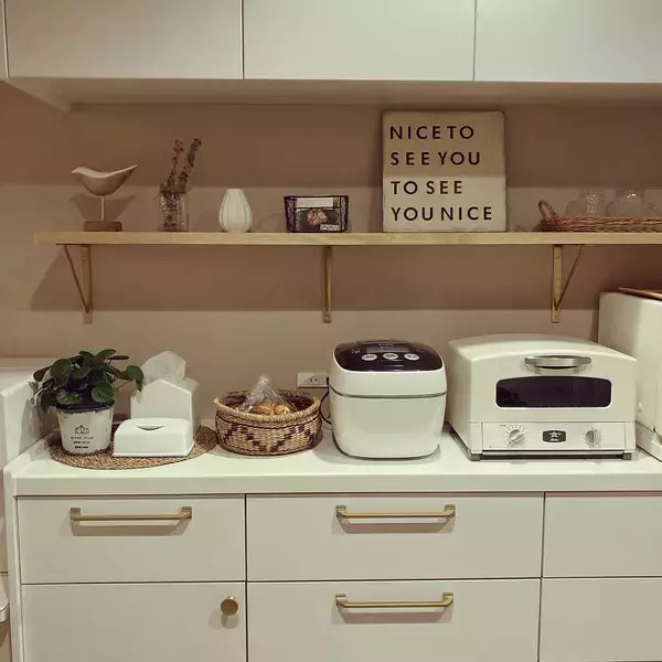 「「生活感の扱い方で気分を上げる、外は可愛く中はすっきり収納」 by aromaさん」の画像