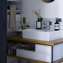 清潔感のある空間にぴったり♪気分まで整う無印良品の洗面所アイテム