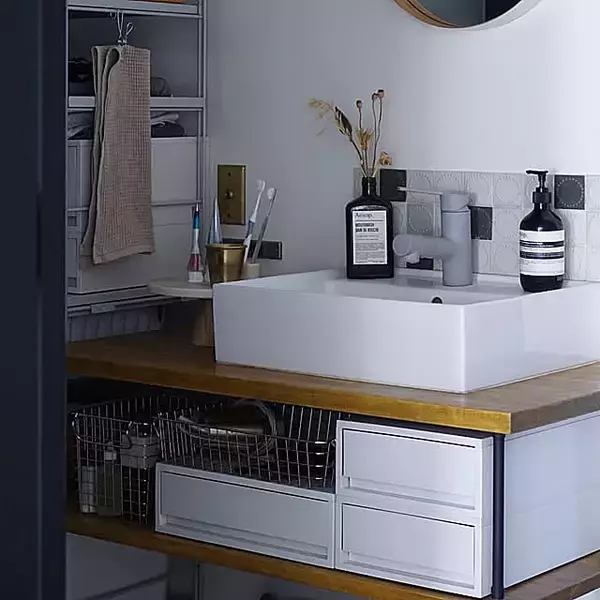 清潔感のある空間にぴったり♪気分まで整う無印良品の洗面所アイテム