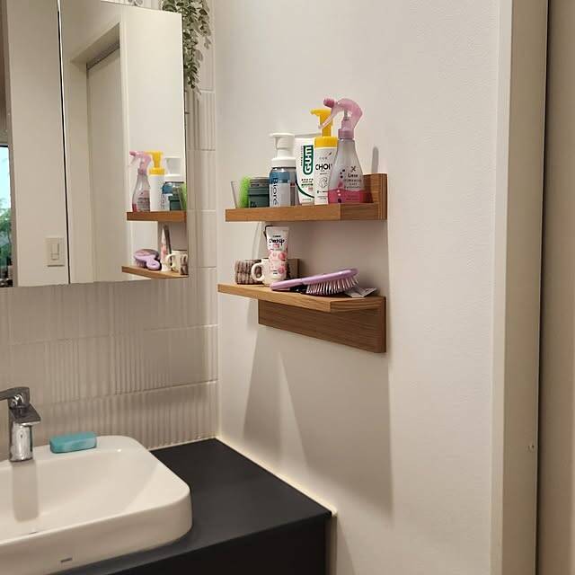 清潔感のある空間にぴったり♪気分まで整う無印良品の洗面所アイテム