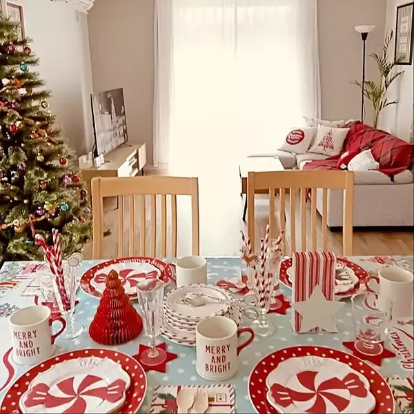 「年末の食卓を特別なひとときに♡クリスマスのテーブルコーディネート実例集」の画像