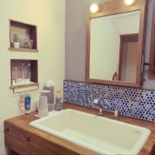 毎日使うからこそできるだけ気分の上がる空間に！洗面台DIYのススメ