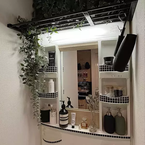 「毎日使うからこそできるだけ気分の上がる空間に！洗面台DIYのススメ」の画像