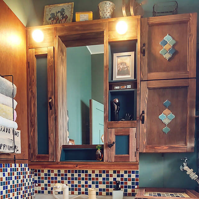 毎日使うからこそできるだけ気分の上がる空間に！洗面台DIYのススメ