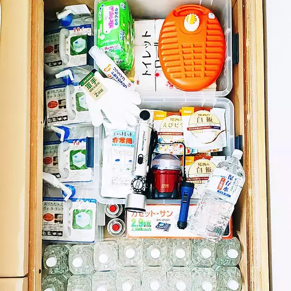 「みんなは防災どうしている？「もしも」に備えた食品や日用品のストック実例」の画像
