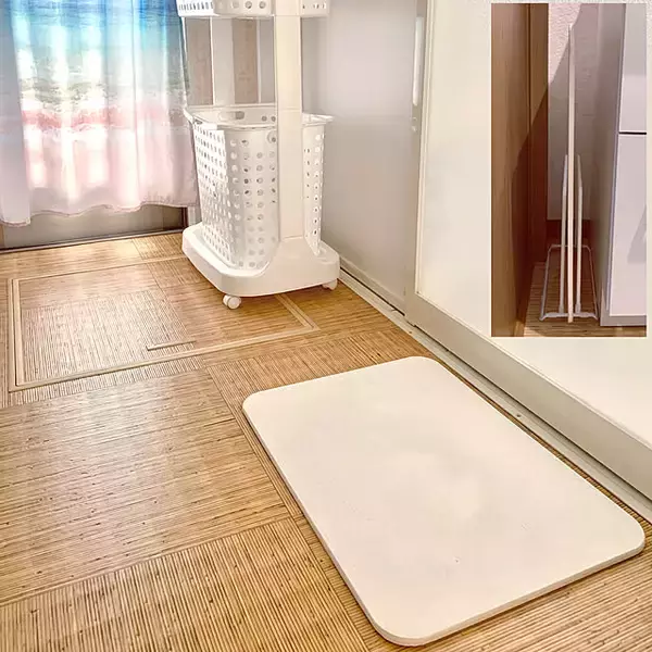 「バスマットはもちろんキッチンアイテムとしても活躍♪ニトリの珪藻土マット」の画像