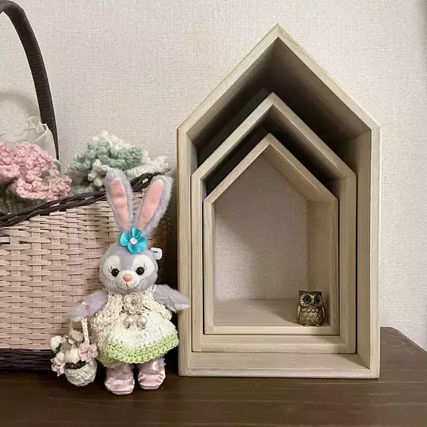 「「お部屋のアクセントに♪見せたくなる増田桐箱店の本の家ネストミニ 」by chiiyan さん」の画像