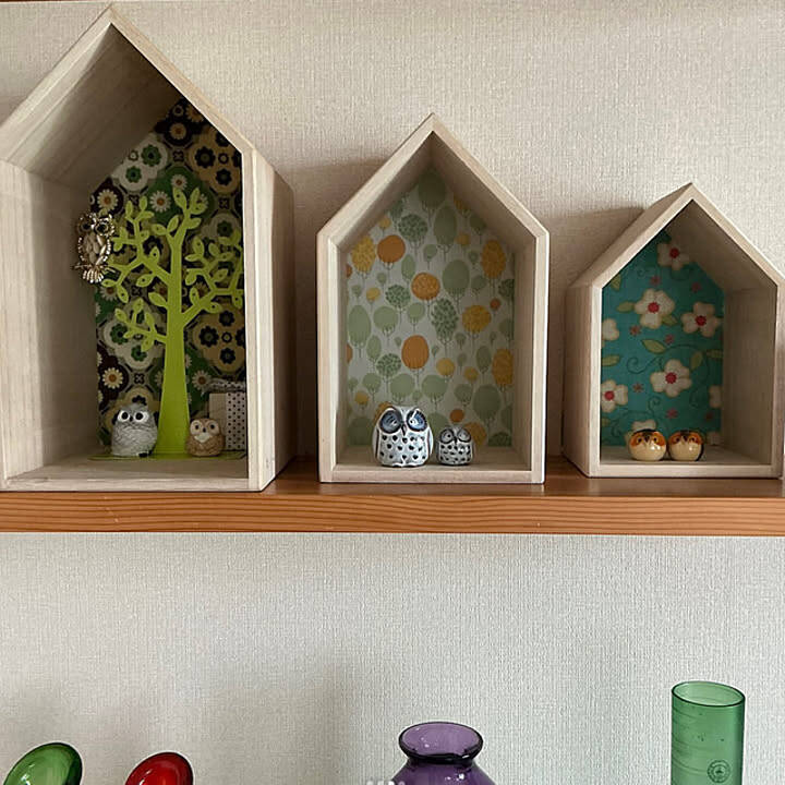 「お部屋のアクセントに♪見せたくなる増田桐箱店の本の家ネストミニ 」by chiiyan さん