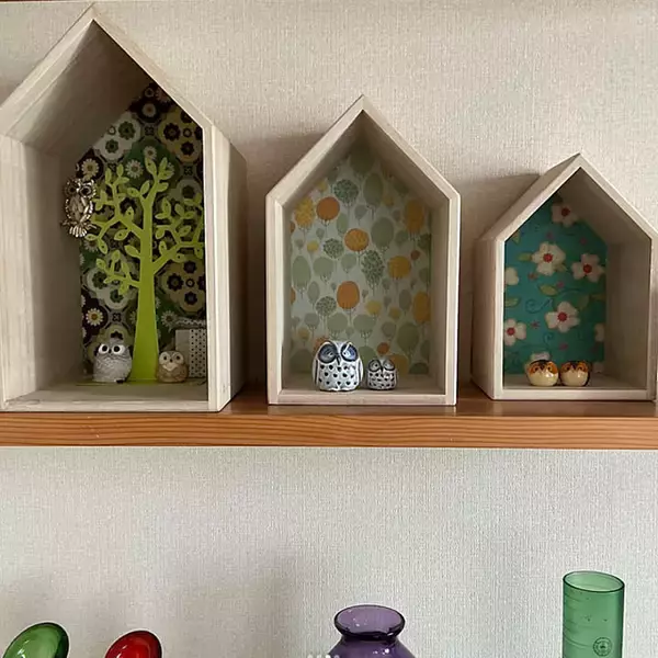 「「お部屋のアクセントに♪見せたくなる増田桐箱店の本の家ネストミニ 」by chiiyan さん」の画像