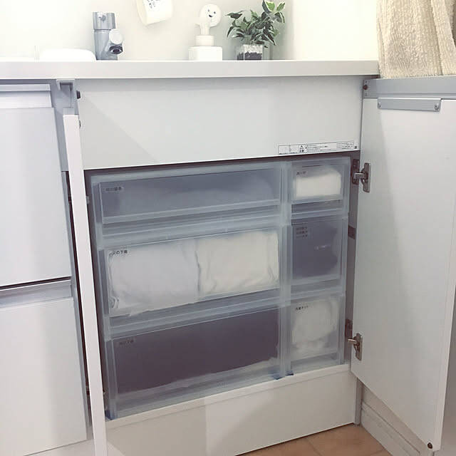 美しくすっきりした見た目の収納を作るならこれ！無印良品のポリプロピレンケース