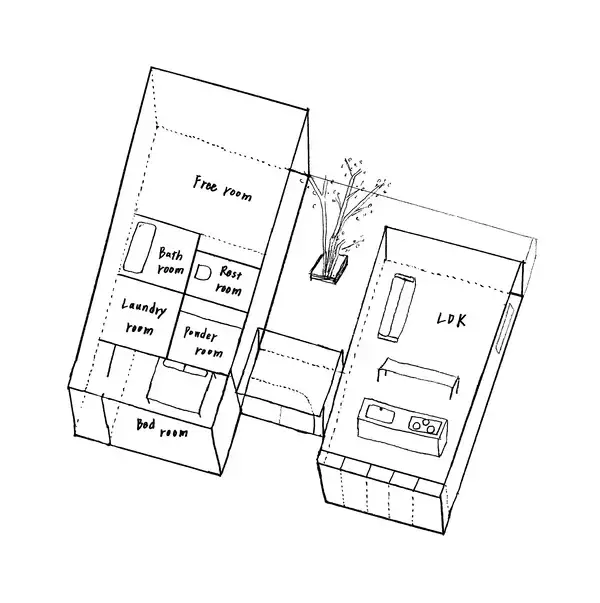 「「おだやかにさらりと洗練した、モルタル床の小さな家」 by tnoieさん」の画像