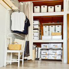 ごちゃつき問題を100均アイテムで解消して♪クローゼット収納を整理整頓