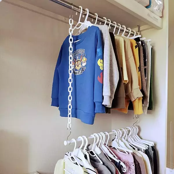 「ごちゃつき問題を100均アイテムで解消して♪クローゼット収納を整理整頓」の画像