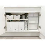 「清潔感を保ちながら使いやすく快適な空間を作る♪洗面所・バスルームの収納アイデア」の画像3