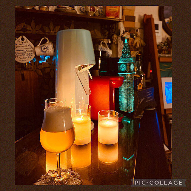 本物そっくりの炎で癒される♡リモコン付き「LEDキャンドルライトセット」