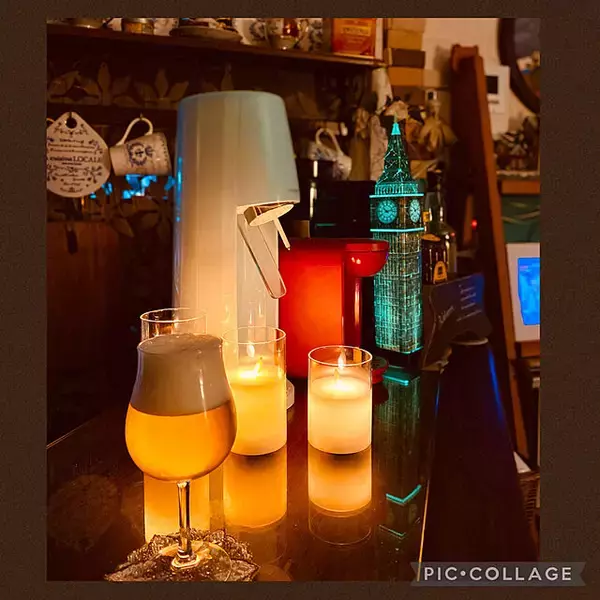 「本物そっくりの炎で癒される♡リモコン付き「LEDキャンドルライトセット」」の画像