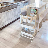 「おうちのあちこちで大活躍！キッチンワゴンを使った収納アイデア集」の画像1