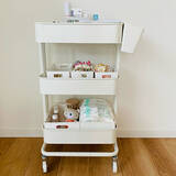 「おうちのあちこちで大活躍！キッチンワゴンを使った収納アイデア集」の画像6