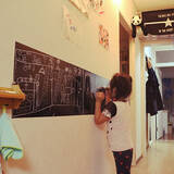 「お絵かきもリメイクもこれ1枚で♪貼るだけ簡単DIYが楽しめるセリアの黒板シート」の画像4