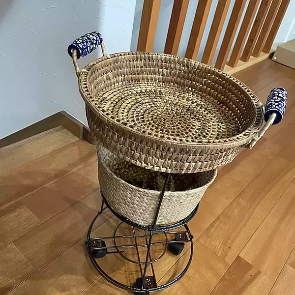 「移動や掃除、片付けもらくらく！便利なダイソーのキャスター付きアイテム」の画像