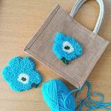 「おうち時間を楽しむ♪DIYで作るパンチニードル作品の実例集」の画像3