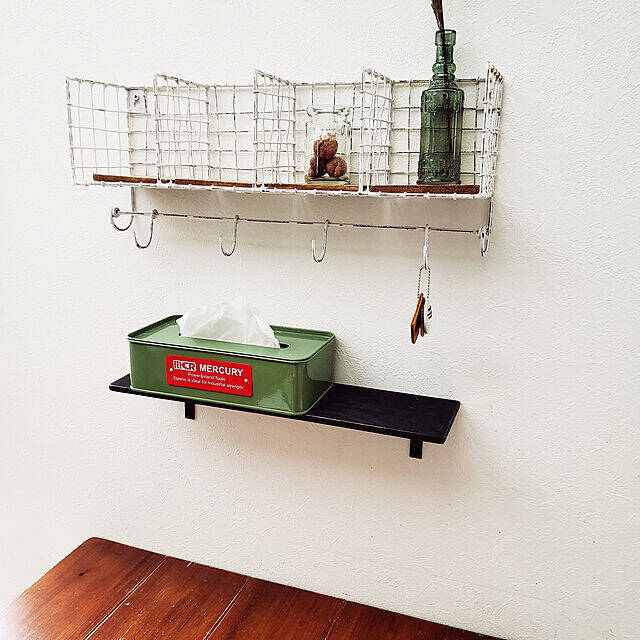 「欲しい」と思った瞬間にすぐ手に取れる☆便利なティッシュの置き場所