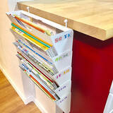 「忘れ物ゼロを目指して☆子どもスペースの学用品収納」の画像1