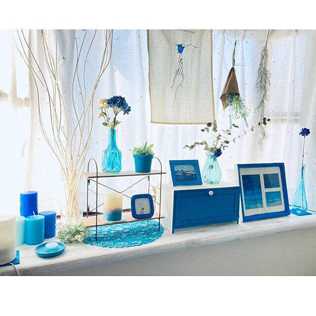 「18m2。大好きな青で満たした、心落ち着くお部屋づくり」 by bluestarさん