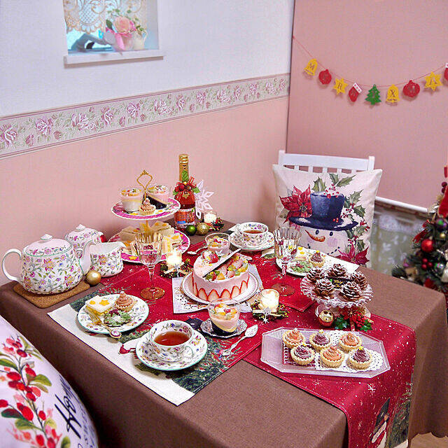 思い出に残る特別な演出を♡みんなのクリスマステーブルコーディネート