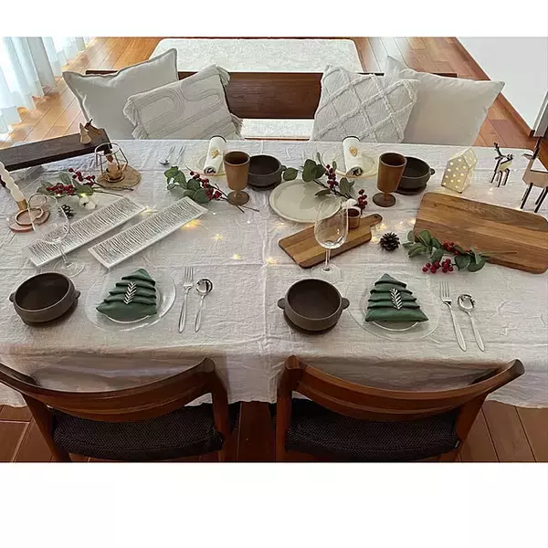 「思い出に残る特別な演出を♡みんなのクリスマステーブルコーディネート」の画像