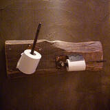 「トイレ空間をもっと心地よく自分らしく変える☆トイレットペーパーホルダーのDIYアイデア実例」の画像8