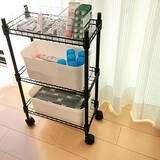 「コロコロ動かせるのがやっぱり楽ちん♪ダイソーのキャスターアイテムを使った整理収納」の画像5