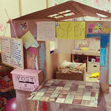 「身近な材料で遊び心を満たす♪子どもからペットまで楽しめるダンボールハウスのDIY実例6選」の画像4