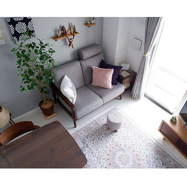 自由なレイアウトが楽しめ、自分らしい空間が作れる♪正方形のお部屋実例6選