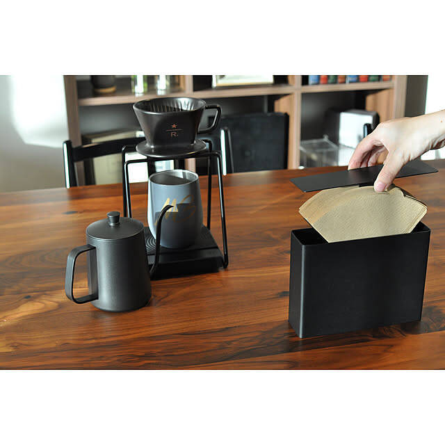 コーヒー好きさん必見！既製品＆手作りグッズを使ったコーヒーフィルター収納アイデア
