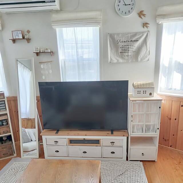 理想のテレビボードがないなら作る！収納もデザインも欲しいが叶うDIYアイディア