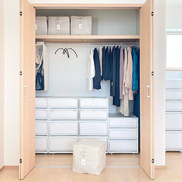 幅広い収納に使える♪無印良品のソフトボックス活用法