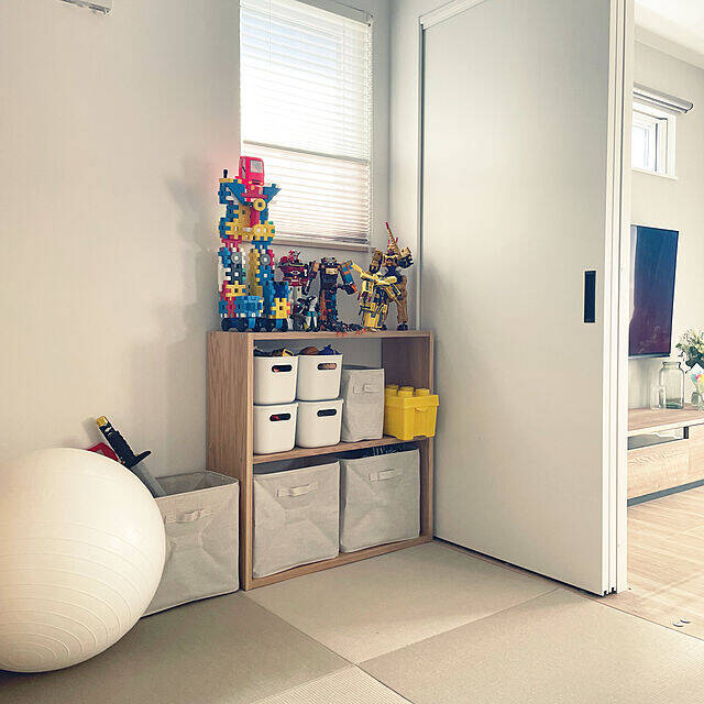 幅広い収納に使える♪無印良品のソフトボックス活用法