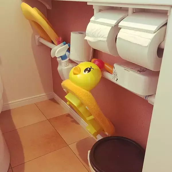 「こんなところも収納に！つっぱり棒で新たな収納スペースを」の画像