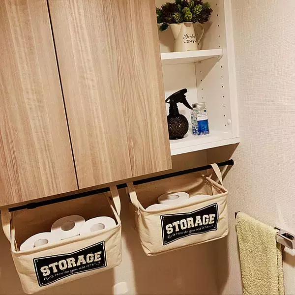 「こんなところも収納に！つっぱり棒で新たな収納スペースを」の画像