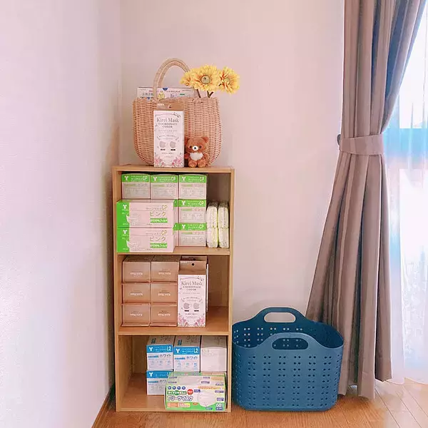 「これで快適に風邪予防☆出し入れしやすく見た目もばっちりなマスク収納」の画像