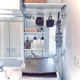 「棚板の位置を自由に変えられるのも魅力！ガチャ柱を使ったDIYアイデア」の画像8