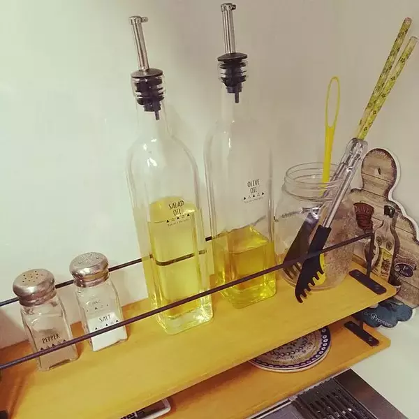 「どんな向きでも使える♪セリアのアイアンウォールバーを使った実例」の画像