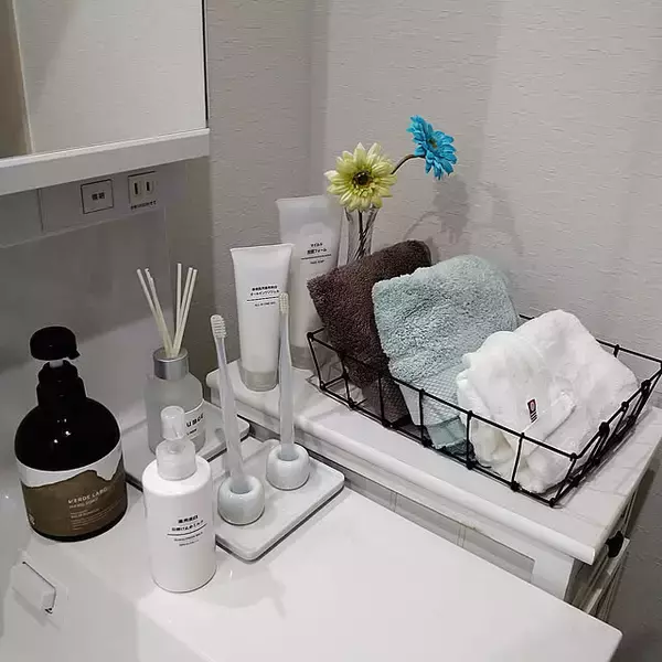 小さいのに安定感抜群！多用途に使える無印良品の歯ブラシスタンド