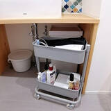 「カウンター下は収納場所に最適！スペースに合うアイテムを活用した収納アイデア6選」の画像6