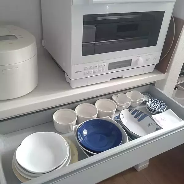 「すぐキレイに片付く工夫で毎日を楽に♪片付けがしやすい収納のアイデア」の画像