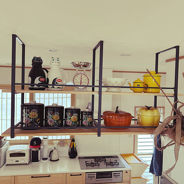 「好きと幸せが詰まった、明るいナチュラルなカフェ風キッチン」 by haruさん
